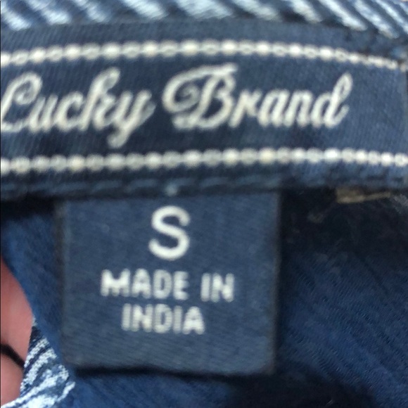 Lucky Brand breezy synthetic lined tank to, size S - Picture 5 of 6